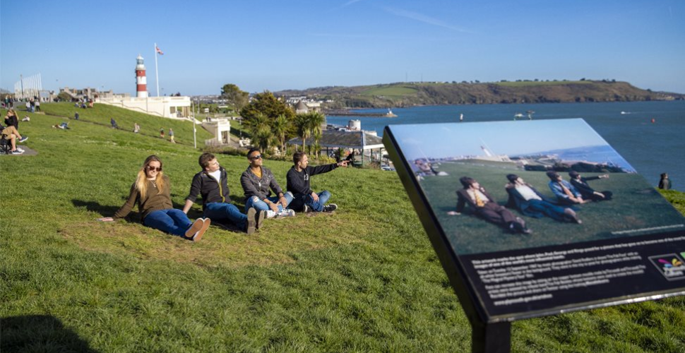 The Beatles Art Installation in Plymouth